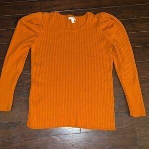 Ribbed Long Sleeve Sweater